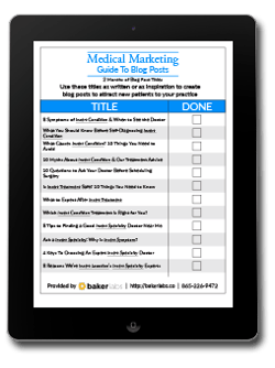 Medical Marketing Guide to Blog Posts